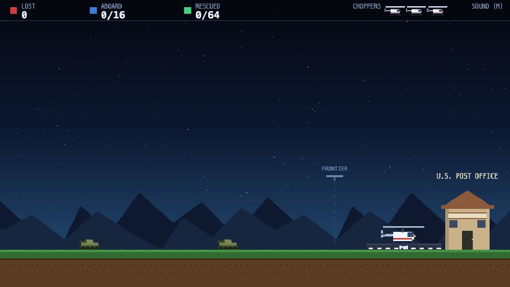 DeepSeek 4.1’s night rescue field with a helicopter beside the post office